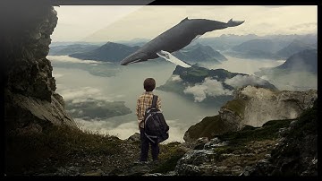Photoshop Compositing Tutorial - Whale lands
