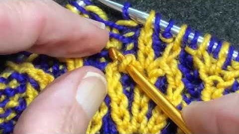 Fixing Mistakes in 2 Color Brioche Knitting 2/2