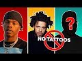 5 Rappers That Have NO Tattoos 😲 (Lil Baby, J. Cole & More)