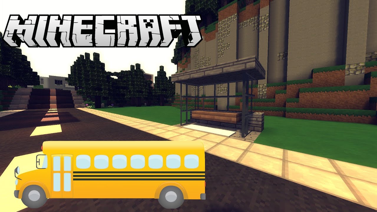 Comment Faire Un Arret De Bus Minecraft