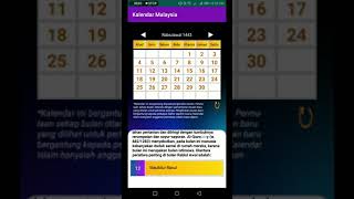 Kalendar Malaysia by Nami Apps screenshot 1