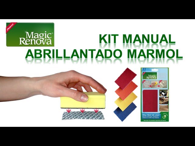 1 Kit Manual Elimina manchas del marmol a mano, muy facil de usar Funciona  