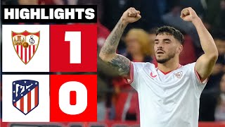 Sevilla FC 1 - 0 ATLÉTICO DE MADRID | RESUMEN LALIGA EA SPORTS