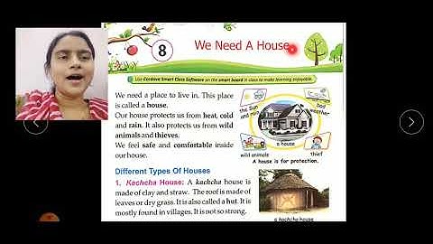 Class-1st E.V.S. Ch-8(We Need A House) Explanation