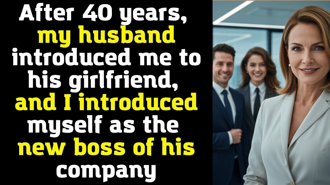 After 40 years, my husband introduced me to his girlfriend, and I ...