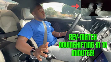 HOW TO DRIVE A STICK SHIFT PART 2: REV-MATCH DOWNSHIFTING (2023)