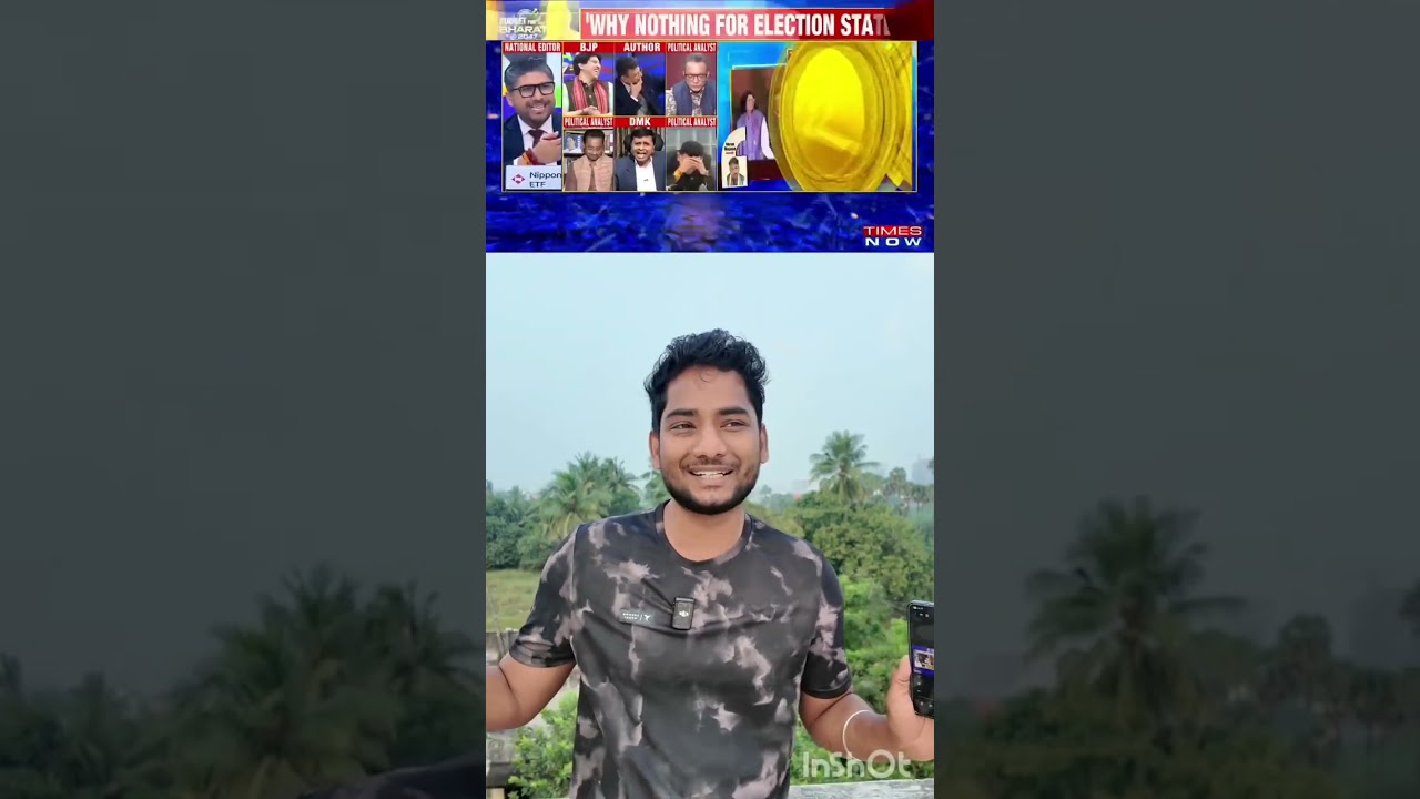 DMK ♥️🖤 Spokesperson exposed 😂 in national media @timesnow -. Brutal 😂 