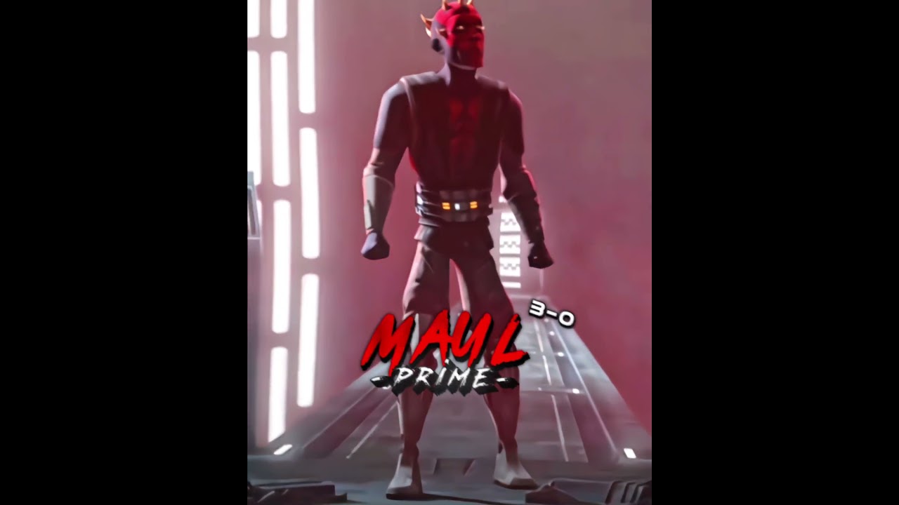 Darth maul vs mace windu