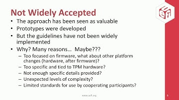 Firmware Integrity Measurements and Attestation