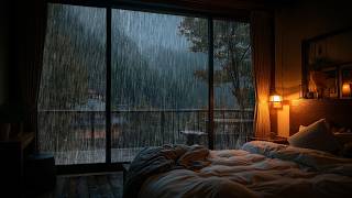 Soft Night Rain Sounds in Bedroom | Rain for Sleeping, Study, Focus, Meditation, Relax screenshot 4