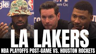 LeBron James, JJ Redick &amp; Marcus Smart Recap CLUTCH GAME TYNG SHOT, Taking 3-0 Lead vs. Houston