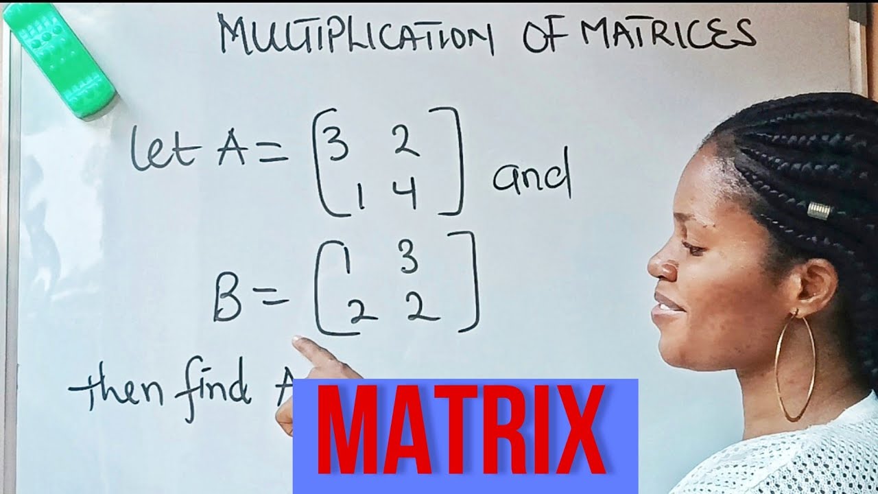 How to multiply matrices together. - YouTube