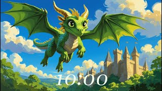 10 Minute Countdown Timer - Dragon & Castle With Music (Cinematic Orchestra)