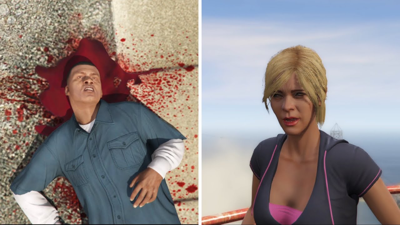 GTA 5 Tracey Kills Franklin in the final mission