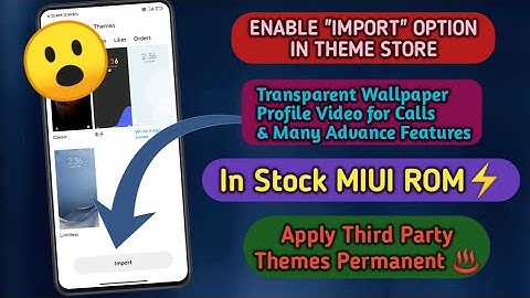 Using 3rd-Party Themes on MIUI Becomes Easy😮Here