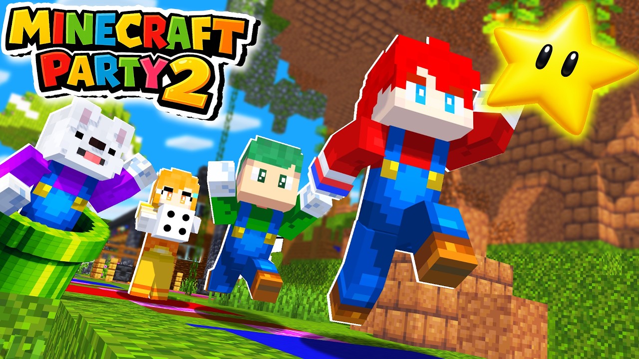 奇跡】マリオパーティが完全再現された世界でマインクラフト