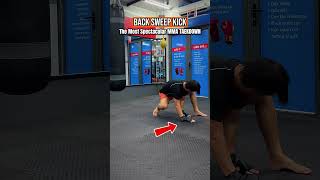 Back sweep kick in MMA #sweepkick #mmatraining
