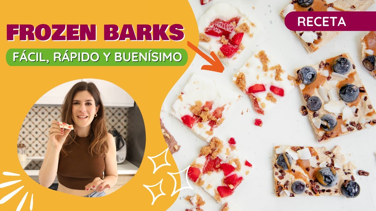 3 Versiones de YOGURT HELADO KETO 🍨 |  SOLO 4 INGREDIENTES | Frozen Barks | Receta Keto con Laura