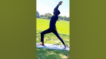 “Warrior 1 Yoga Pose: Find Strength and Balance in Seconds! 💪🧘‍♂️ (Shorts)” #Warrior1Pose #yogapose