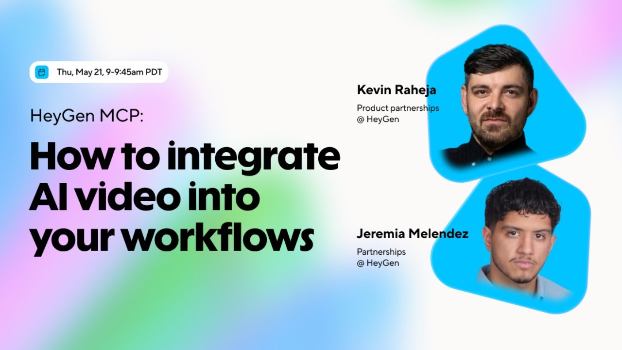 HeyGen MCP: Add AI Video to Your Workflows (Live Demo)