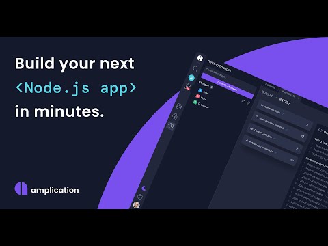 Build Node.js App with Amplication