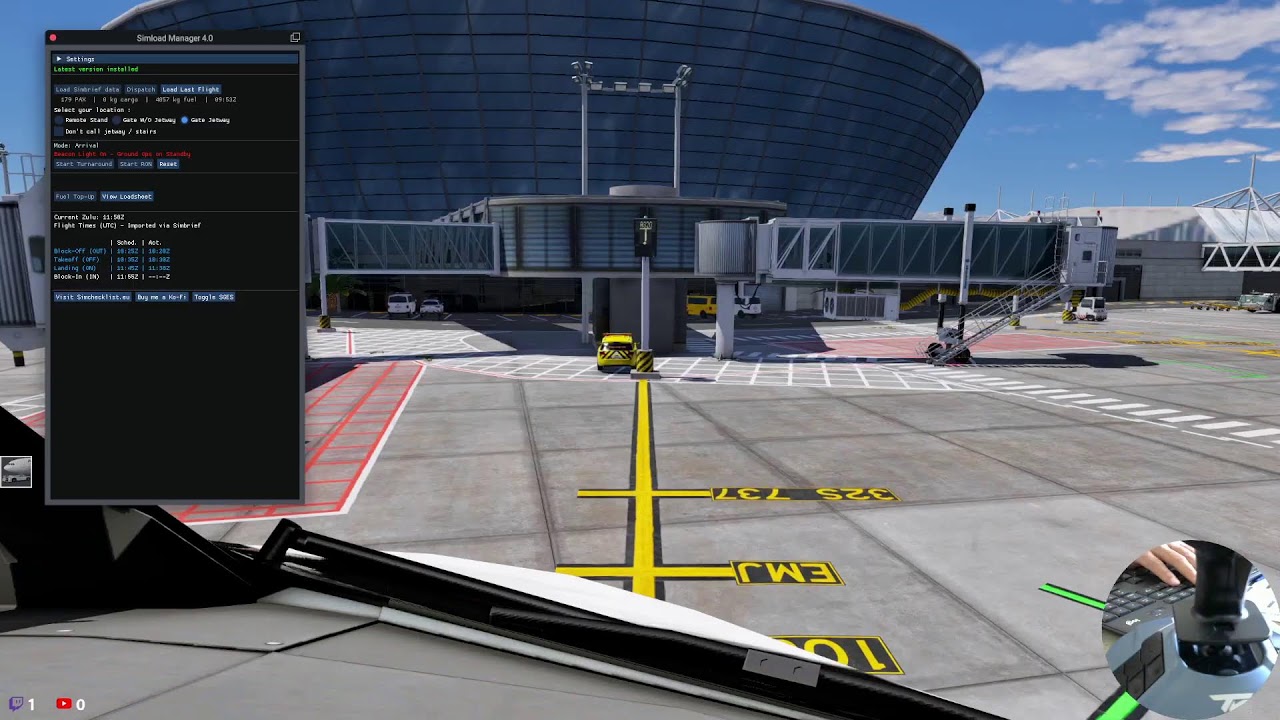 XP12 with Simload Manager and X Dispatch - YouTube