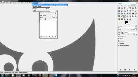 How to open the layers box on Gimp ( Updated Video Link In Description )