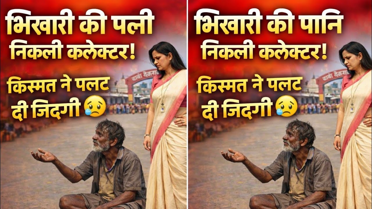 भिखारी की पत्नी बनी कलेक्टर | किस्मत ने पलट दी जिंदगी 😢