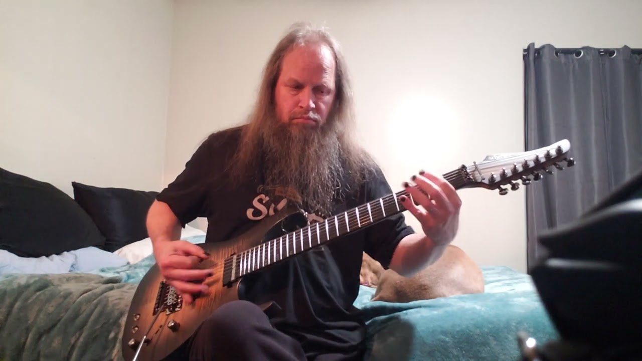 Video for James. New Schecter Banshee Mach 7 FR-S 7 String Guitar. 👊😎 love that extra Low string.