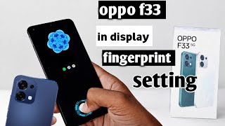 Oppo f33 5g in display fingerprint setting|| oppo f31 5g display fingerprint lock kaise lagaye 
