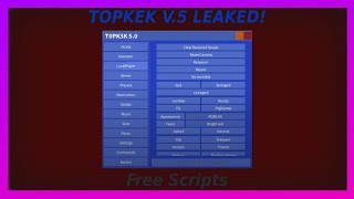 Roblox ServerSide Script Showcase TopKek v.5 [CRACKED]