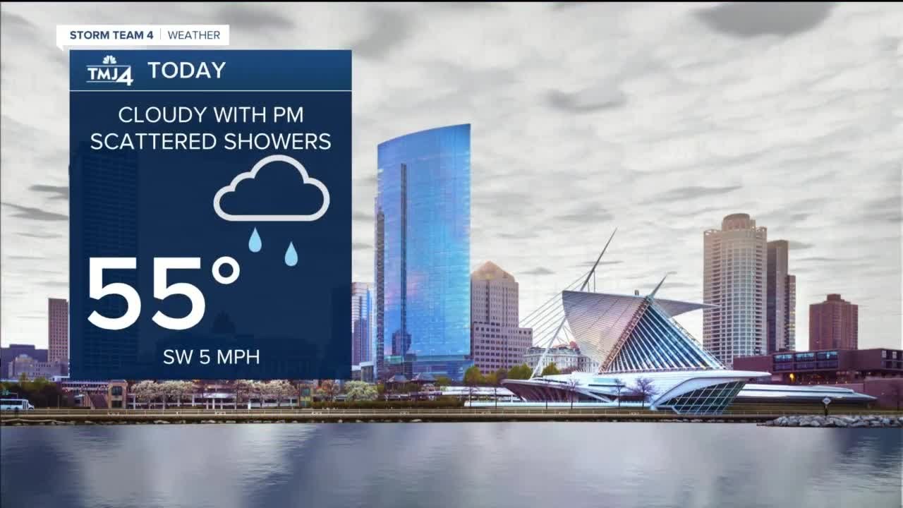 Cloudy Saturday with afternoon showers on the way - YouTube