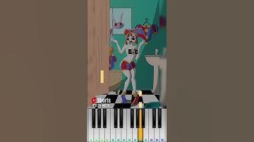 When Pomni Change Clothes @lupdup - Piano Tutorial