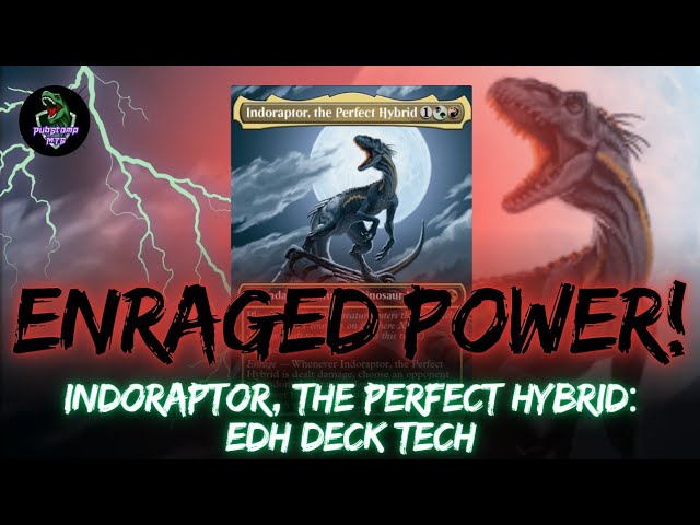mtg indoraptor commander deck Indoraptor, the Perfect Hybrid Custom choose an opponent at random Jurassic Park MTG card that