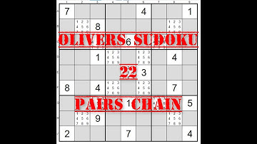 22 Sudoku Pairs Chain