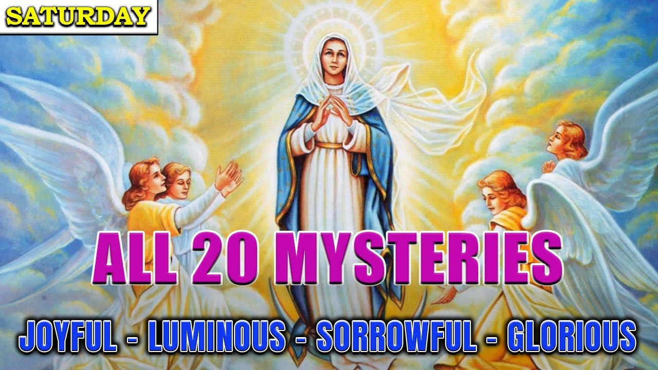 Holy Rosary Today – All 20 Mysteries – Joyful, Luminous, Sorrowful, Glorious