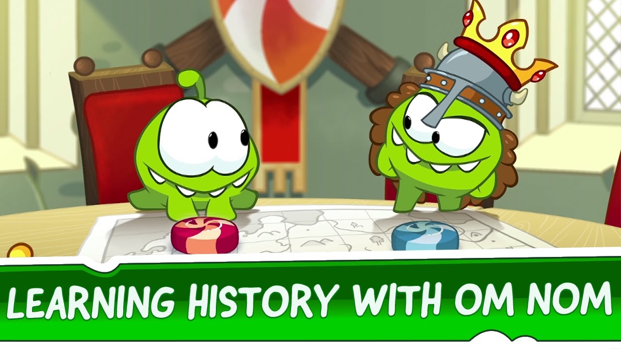 ⁣Learning History with Om Nom