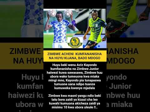 ZIMBWE ACHENI KUMFANANISHA NA HUYU KIJANA BADO MDOGO 