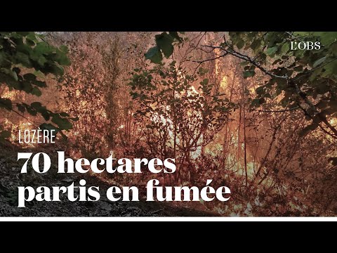 Un incendie consume