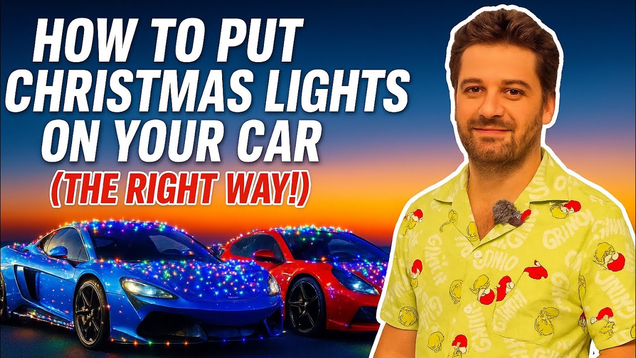 How to Put Christmas Lights on Your Car (The Right Way!) - YouTube