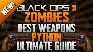 Black Ops 2 Zombies - Complete Weapon Guide - Python (BO2 Zombies Python Gameplay)