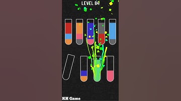 Water sort puzzle level 84 #shorts