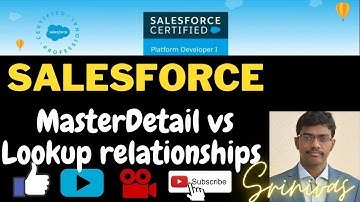Master Detail & Lookup relationship in Salesforce? | Different Types of Relationship Fields