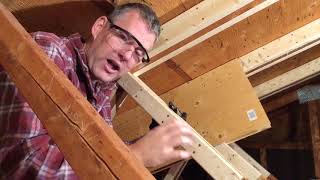 Attic Truss Repair 03: Basic Steps + Engineering Disclaimer