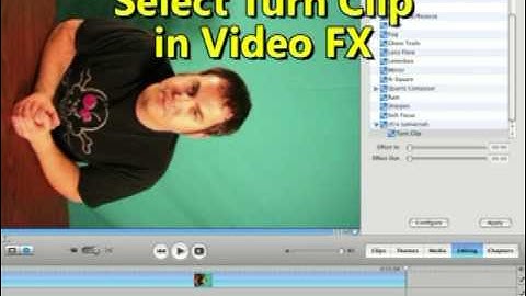 Rotate a Video Clip in iMovie