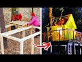 Como Construir Uma Linda Casa Na Floresta || Ideias Fáceis De Móveis Feitos Com Pallets