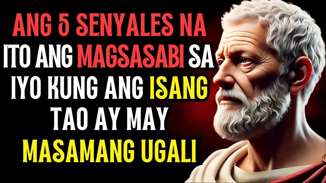 5 Matinding Palatandaan na May Masasamang Tao sa Paligid Mo | Pilosopiyang Stoic