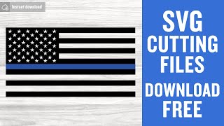 Love Blue Line American Flag, Svg Png Dxf Eps Designs Download - free svg  files for cricut