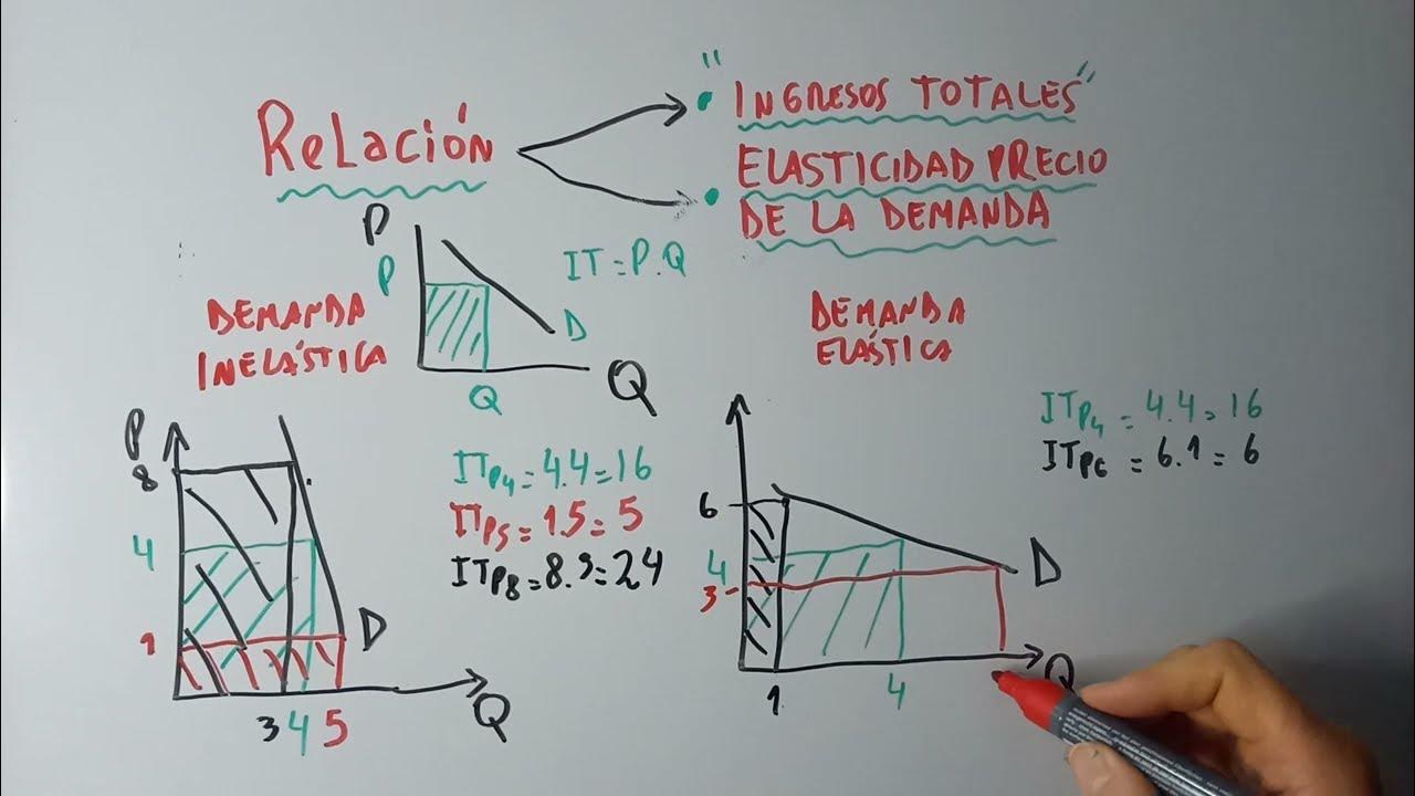 Relación entre Elasticidad Precio Demanda y los Ingresos Totales