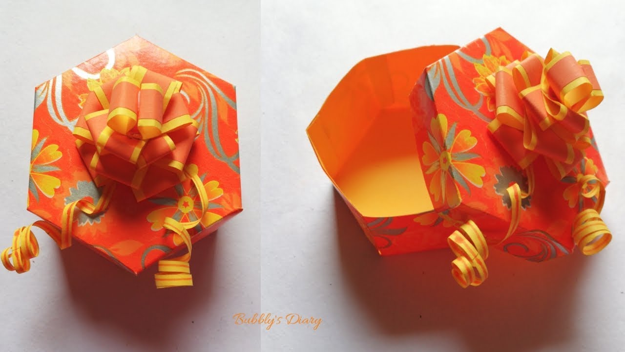 DIY Gift Box - How To Make Paper Box Easy - Gift Box Making With Paper ...
